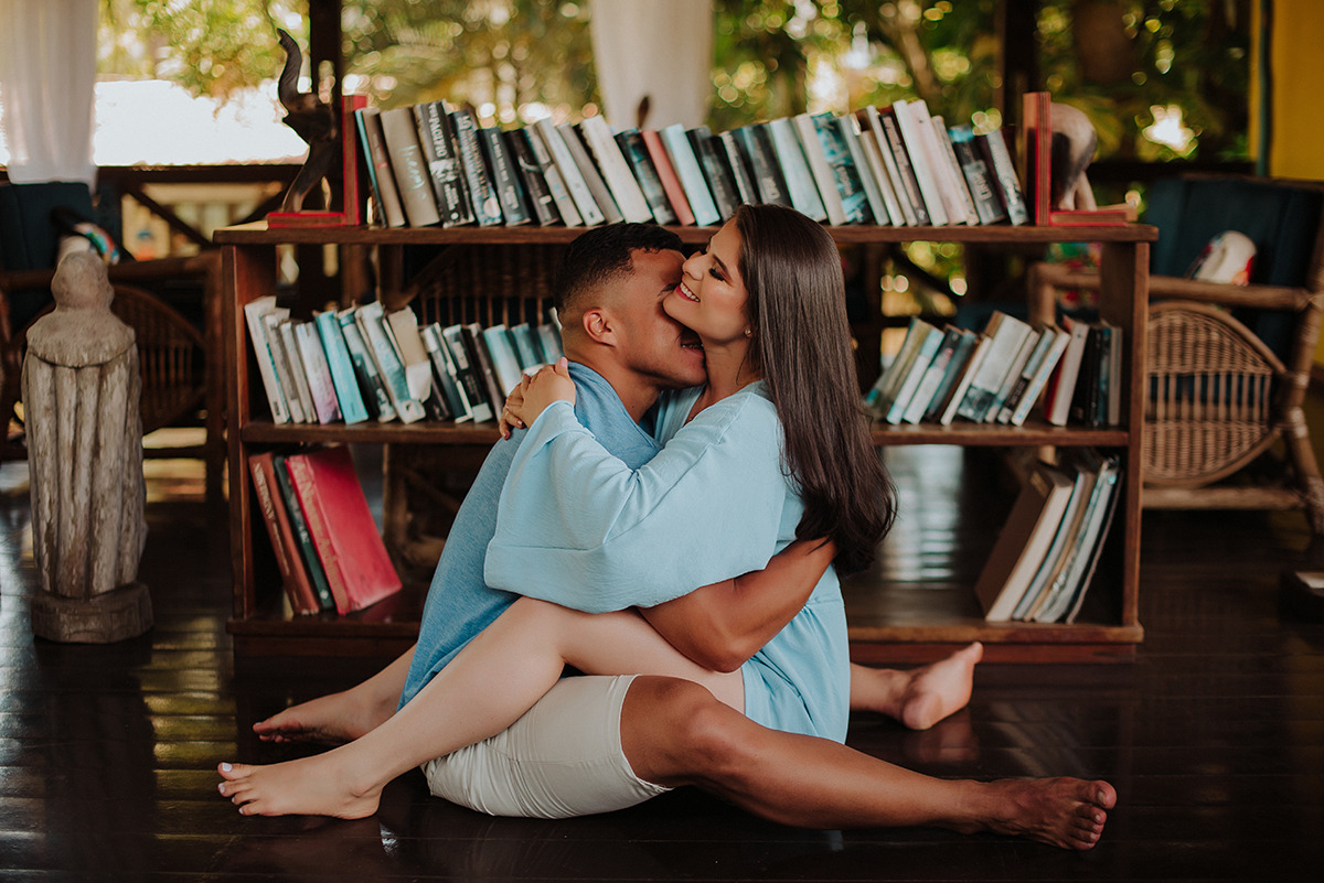 Ensaio sensual de Casal