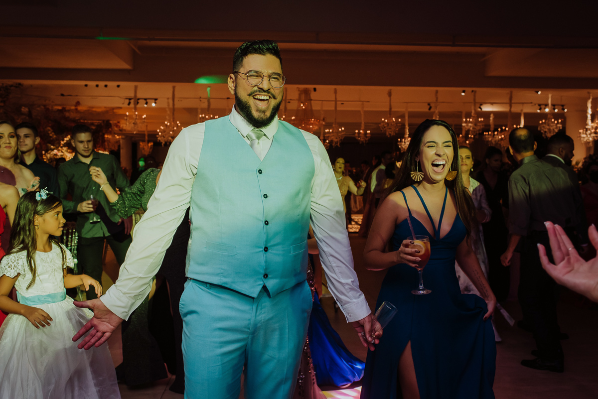Noivo na festa de Casamento