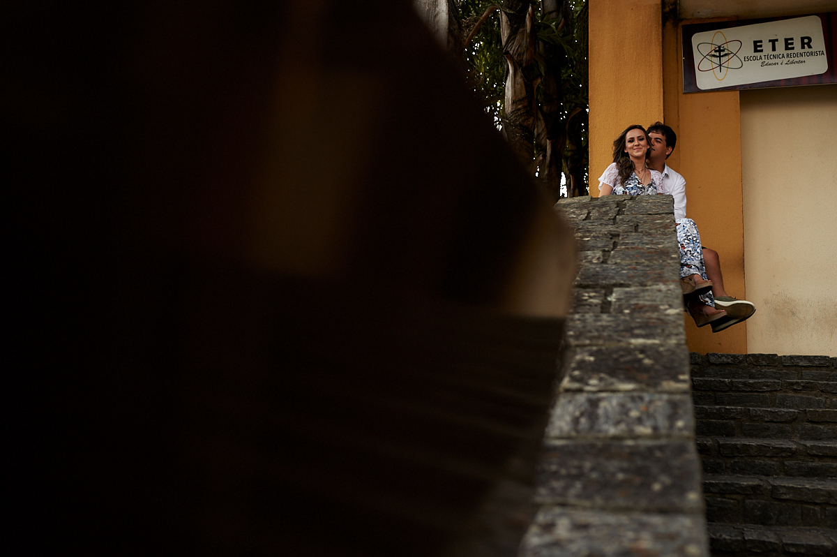 Ensaio Marília e Alisson na Escola Técnica Redentorista em Campina Grande Paraíba