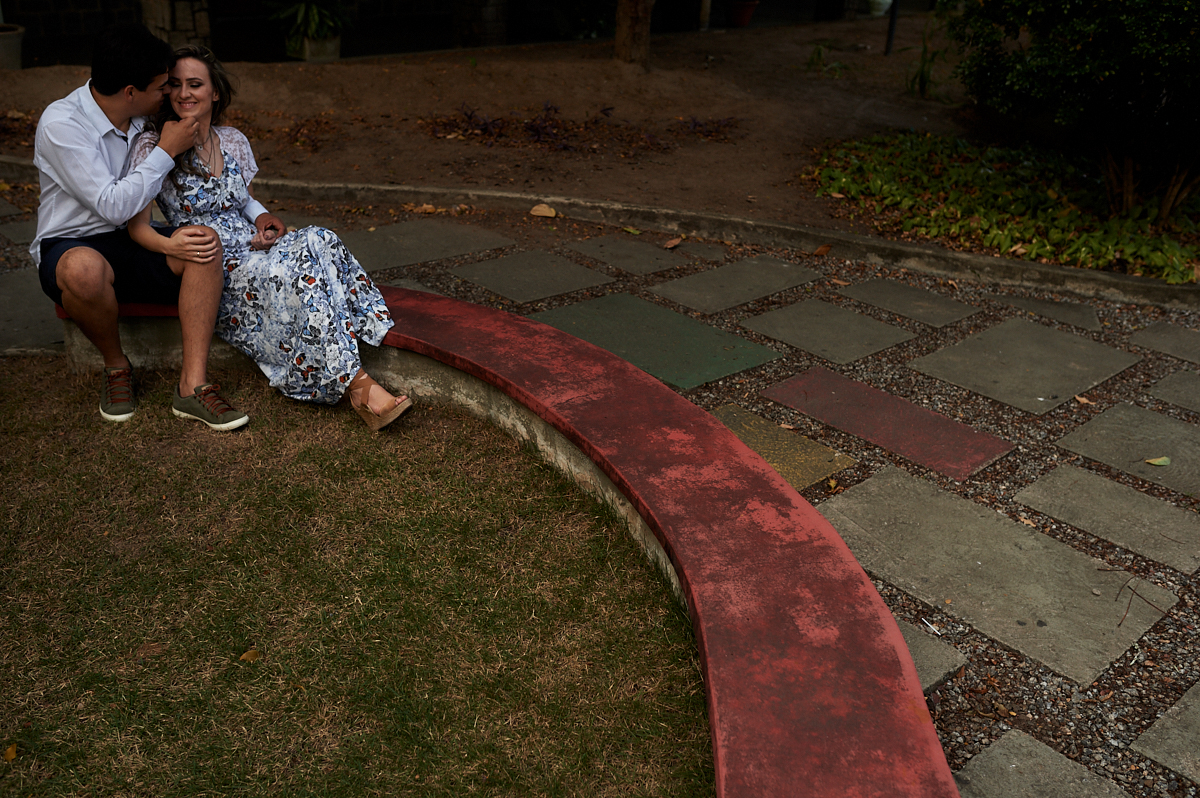 Ensaio Marília e Alisson na Escola Técnica Redentorista em Campina Grande Paraíba