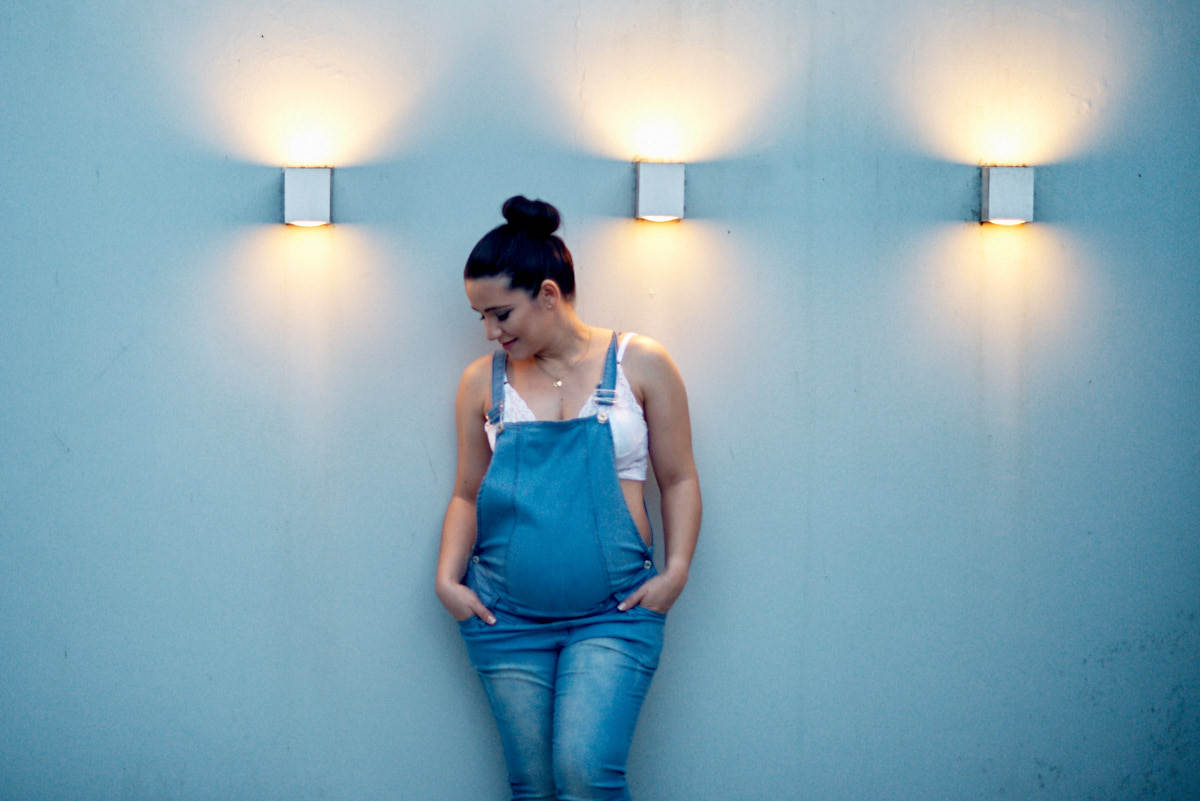 foto de gestante, 4Mãos Fotografias, foto de gestante com lingerie