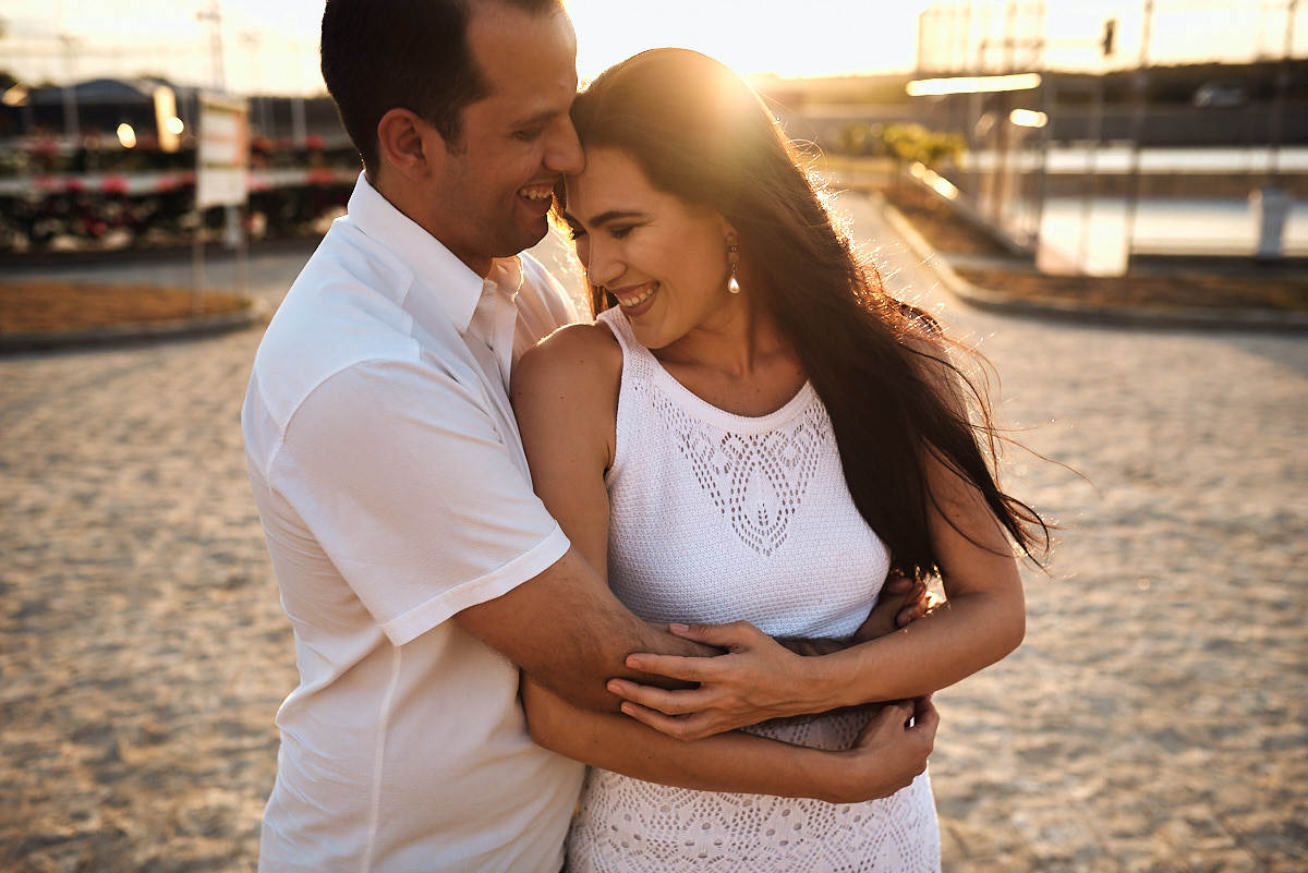 ensaio de Michaella e Júlio em condomínio,