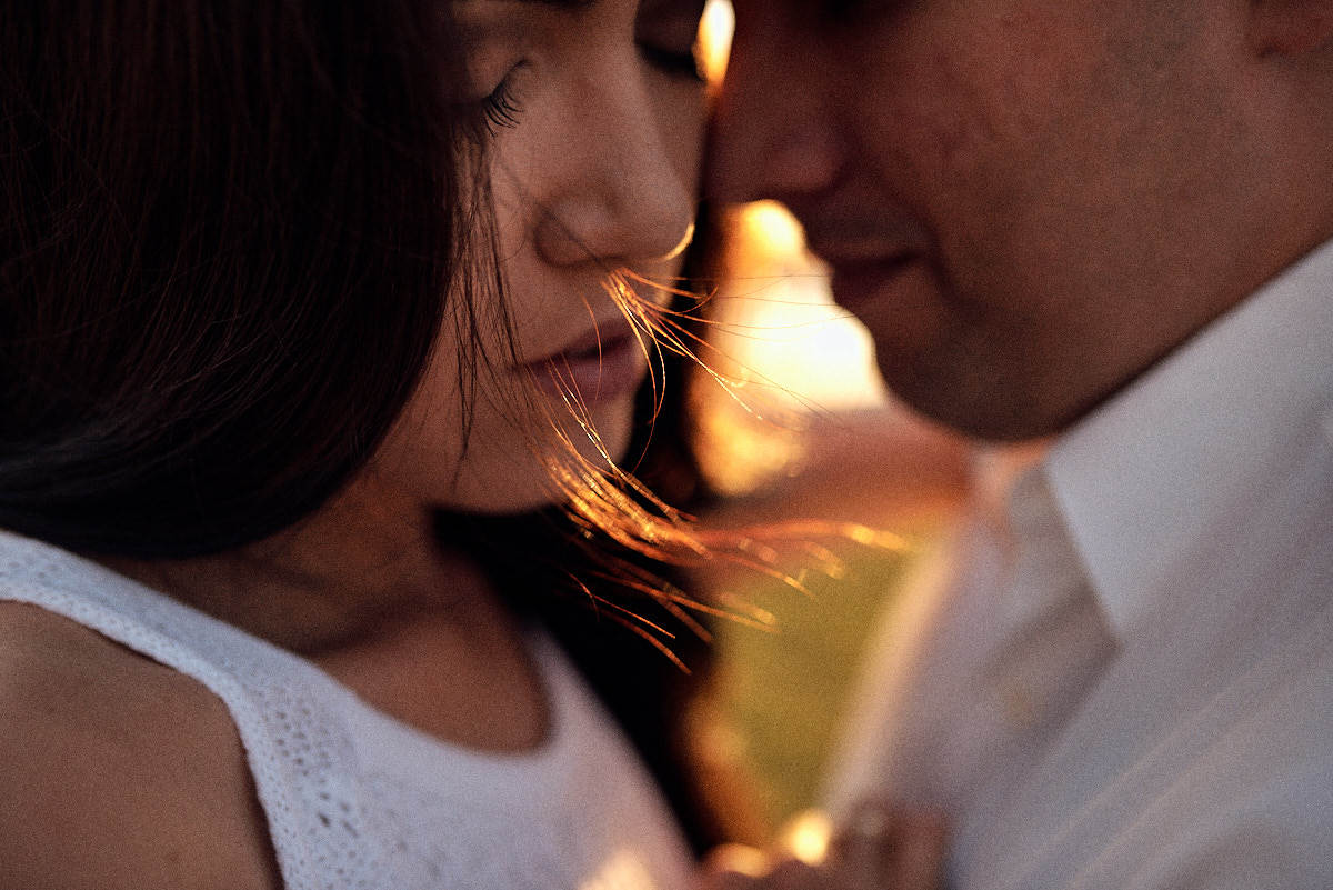 ensaio de Michaella e Júlio em condomínio,  por do sol