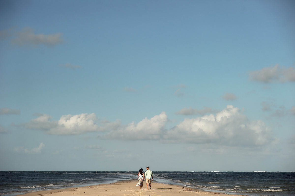 ensaio na praia dos carneiros Pernambuco noivos namorando