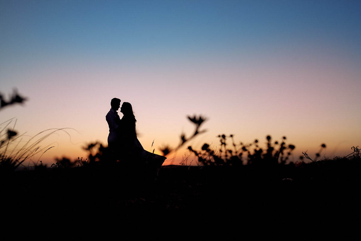 ensaio de Mayara e Cássio em Bananeiras, bica dos cocos, por do sol