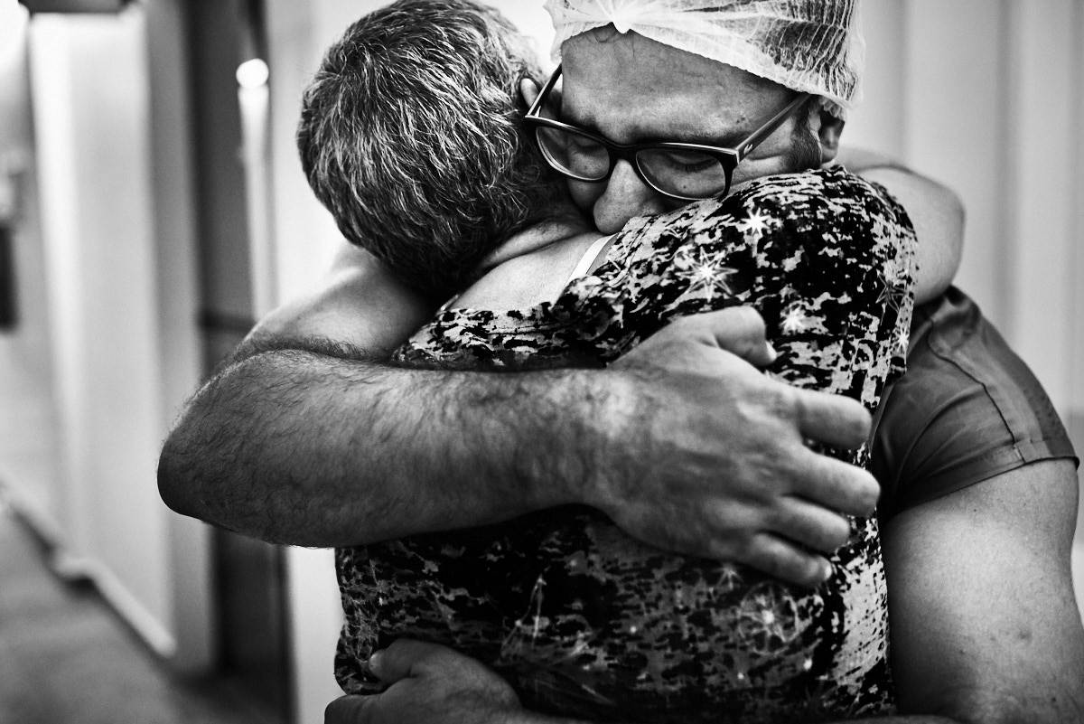 fotografia de parto, foto preto e branco, fotografia humana, 4Mãos fotografias