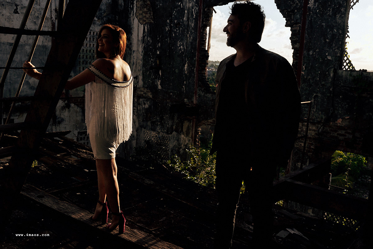 Ensaio Lenier e Markito na fábrica da Matarazzo em João Pessoa pela 4Mãos Fotografias