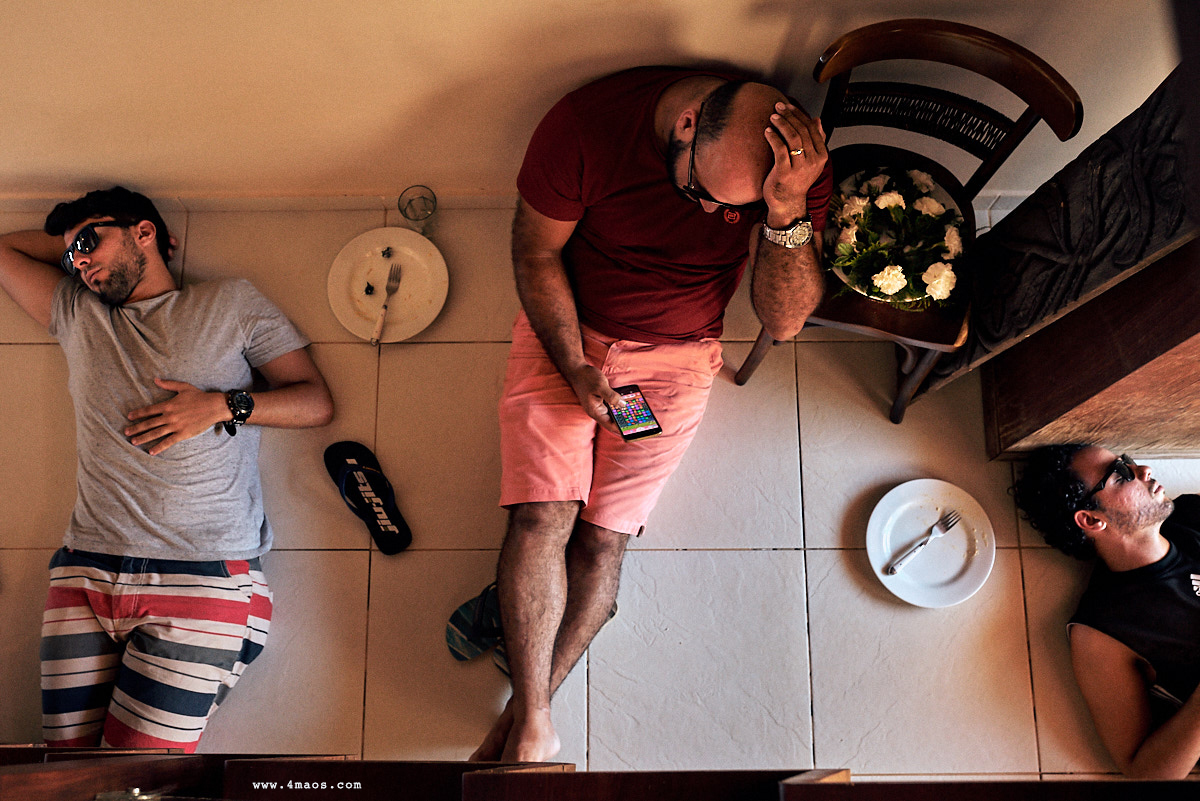 casamento na praia Búzios - RN por 4Mãos Fotografias, making of, músicos descansando