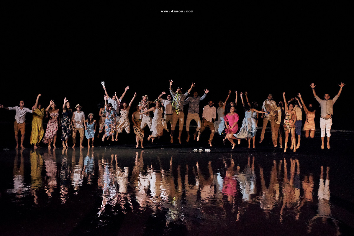 casamento na praia Búzios - RN por 4Mãos Fotografias, festa rolando