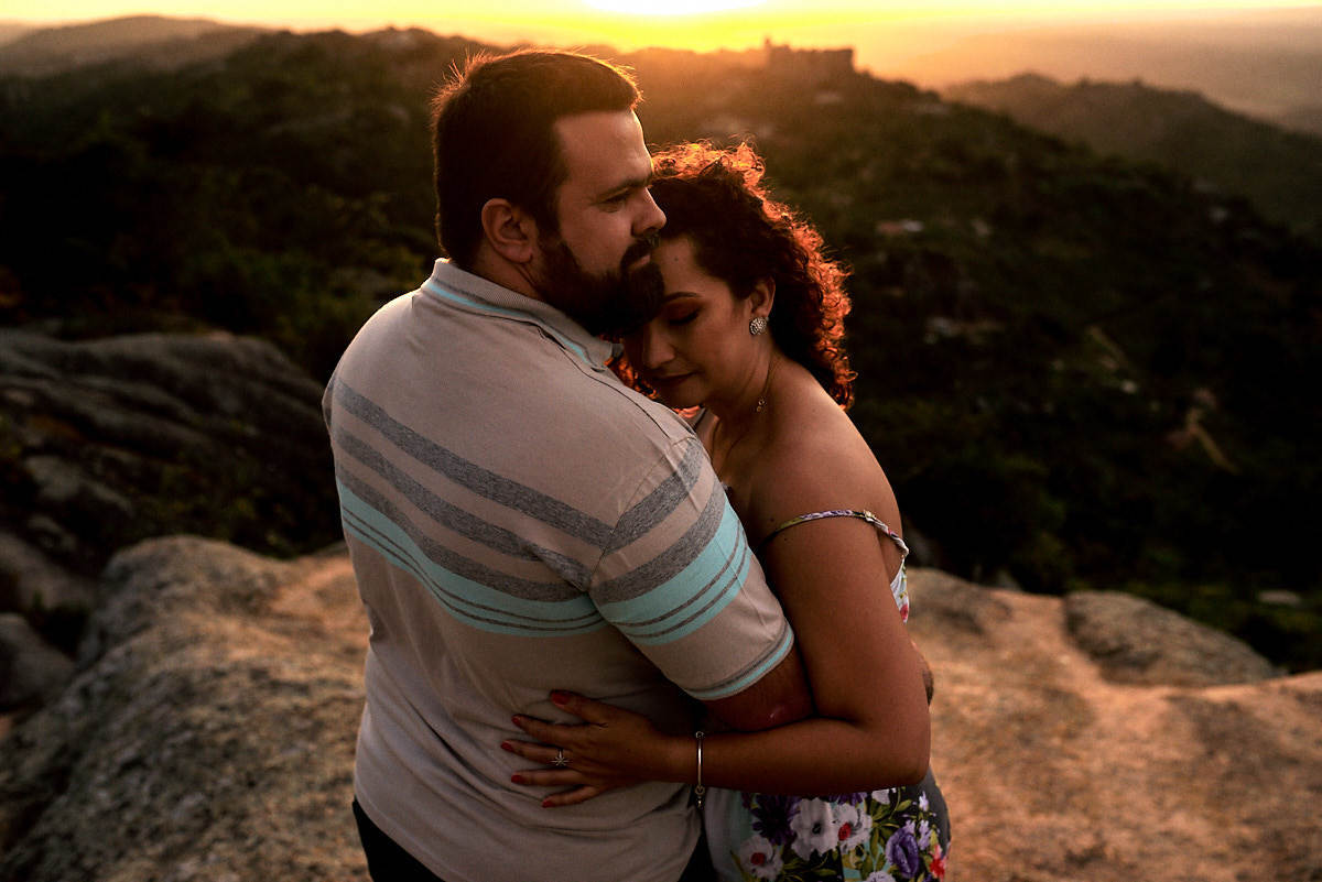 ensaio de ana cecilia e paulo na pedra de Santo Antônio em Fagundes Paraíba