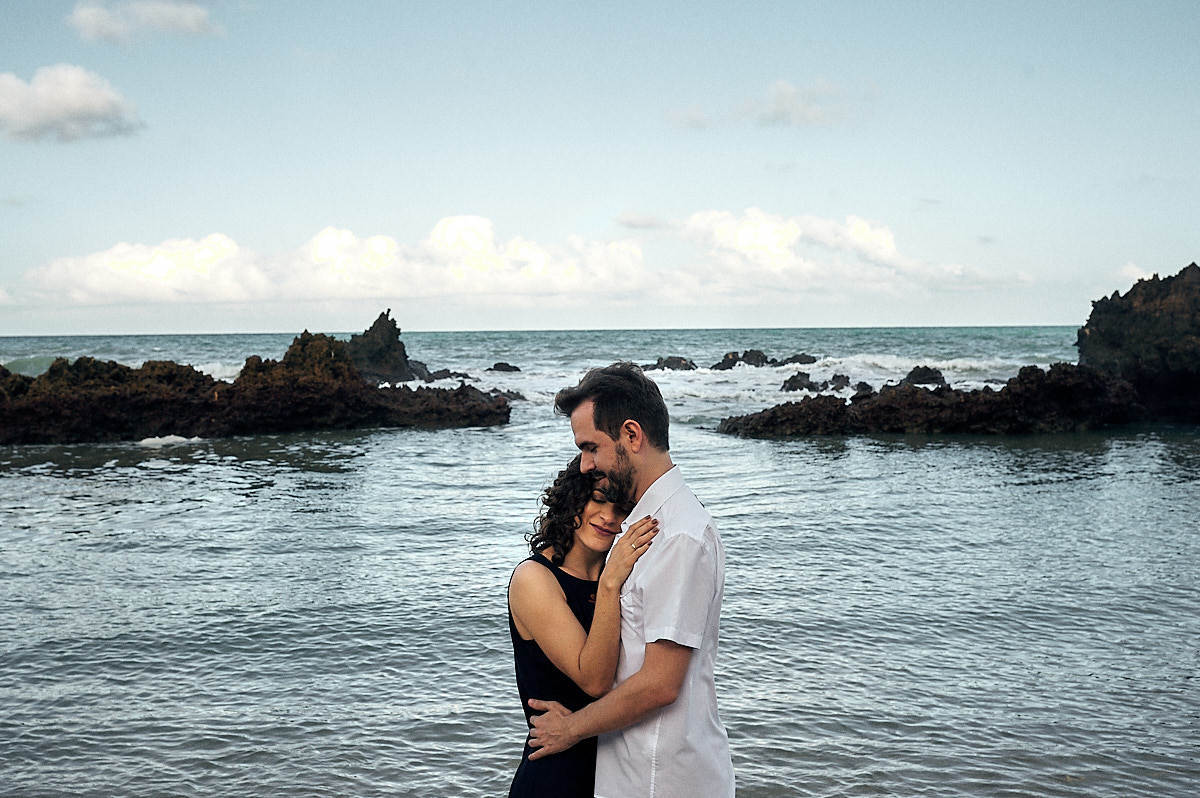 ensaio de prewedding de Katiana e tulio na praia de tambaba por 4Mãos Fotografias 