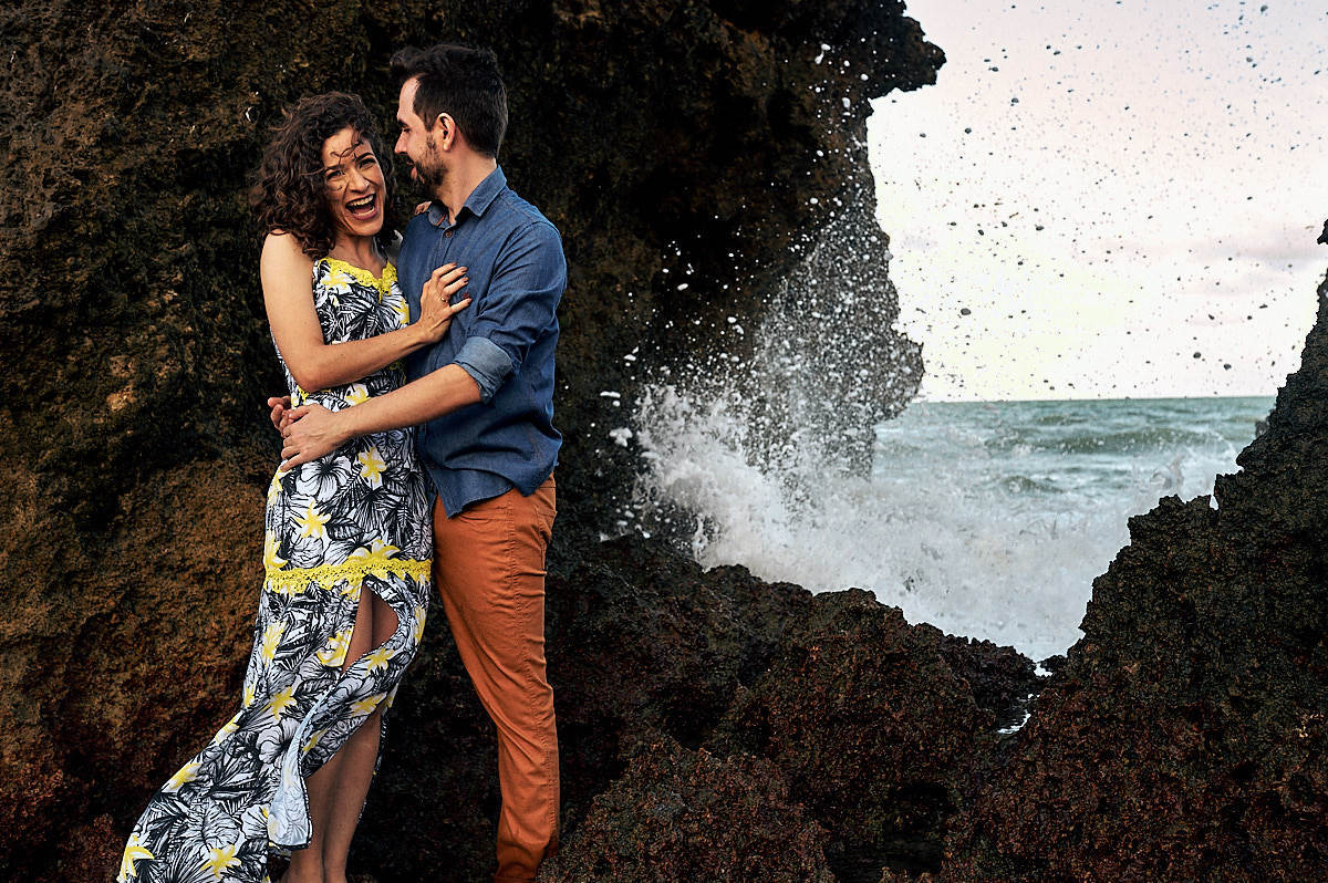 ensaio de prewedding de Katiana e tulio na praia de tambaba por 4Mãos Fotografias 