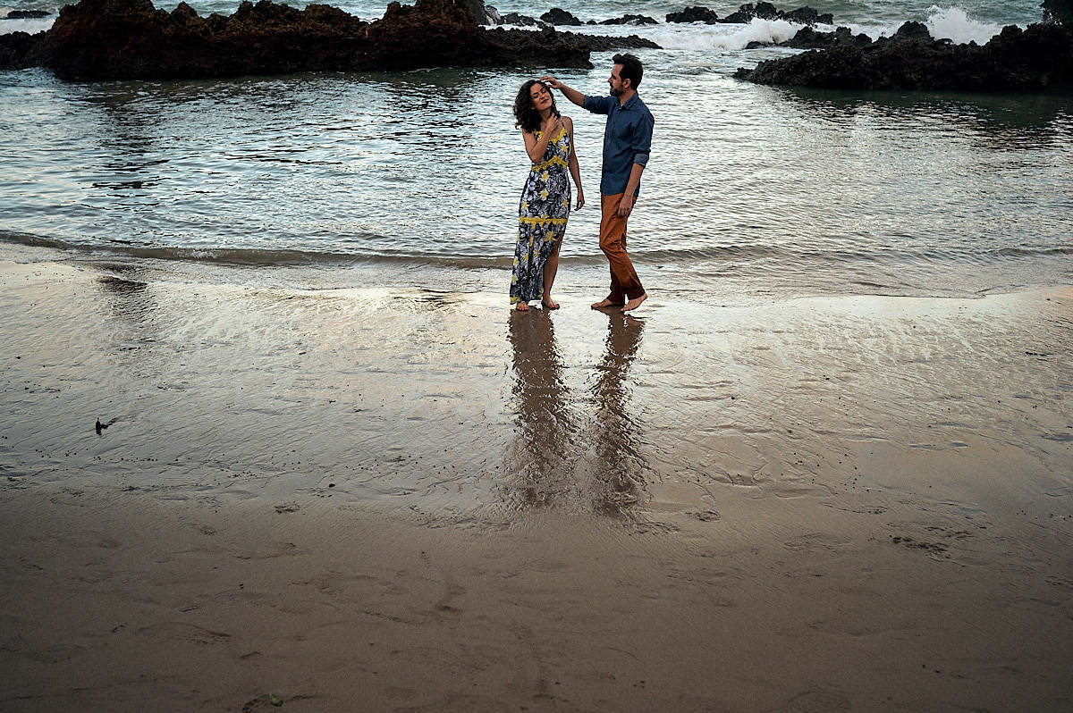 ensaio de prewedding de Katiana e tulio na praia de tambaba por 4Mãos Fotografias 