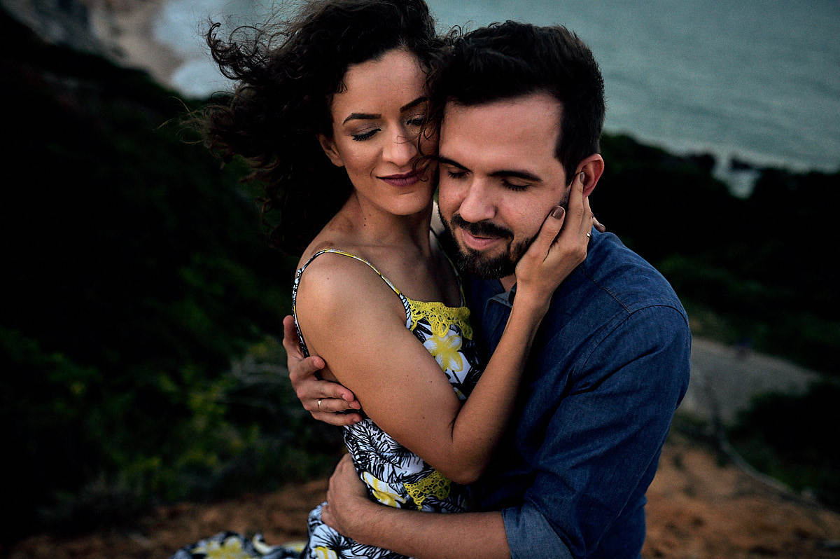ensaio de prewedding de Katiana e tulio na praia de tambaba por 4Mãos Fotografias 