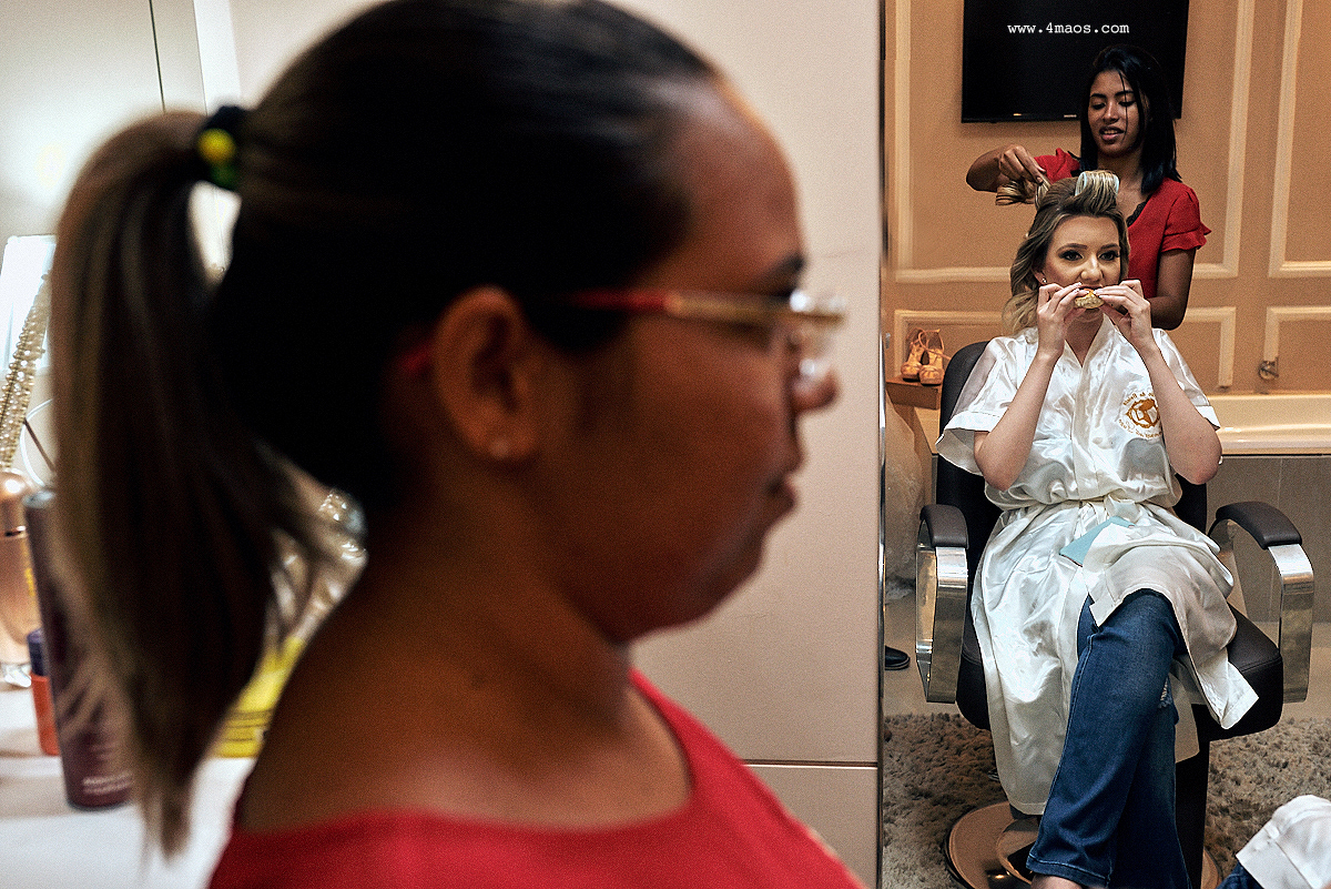 casamento de Vanessa e Arthur por 4Mãos Fotografias, making of da noiva