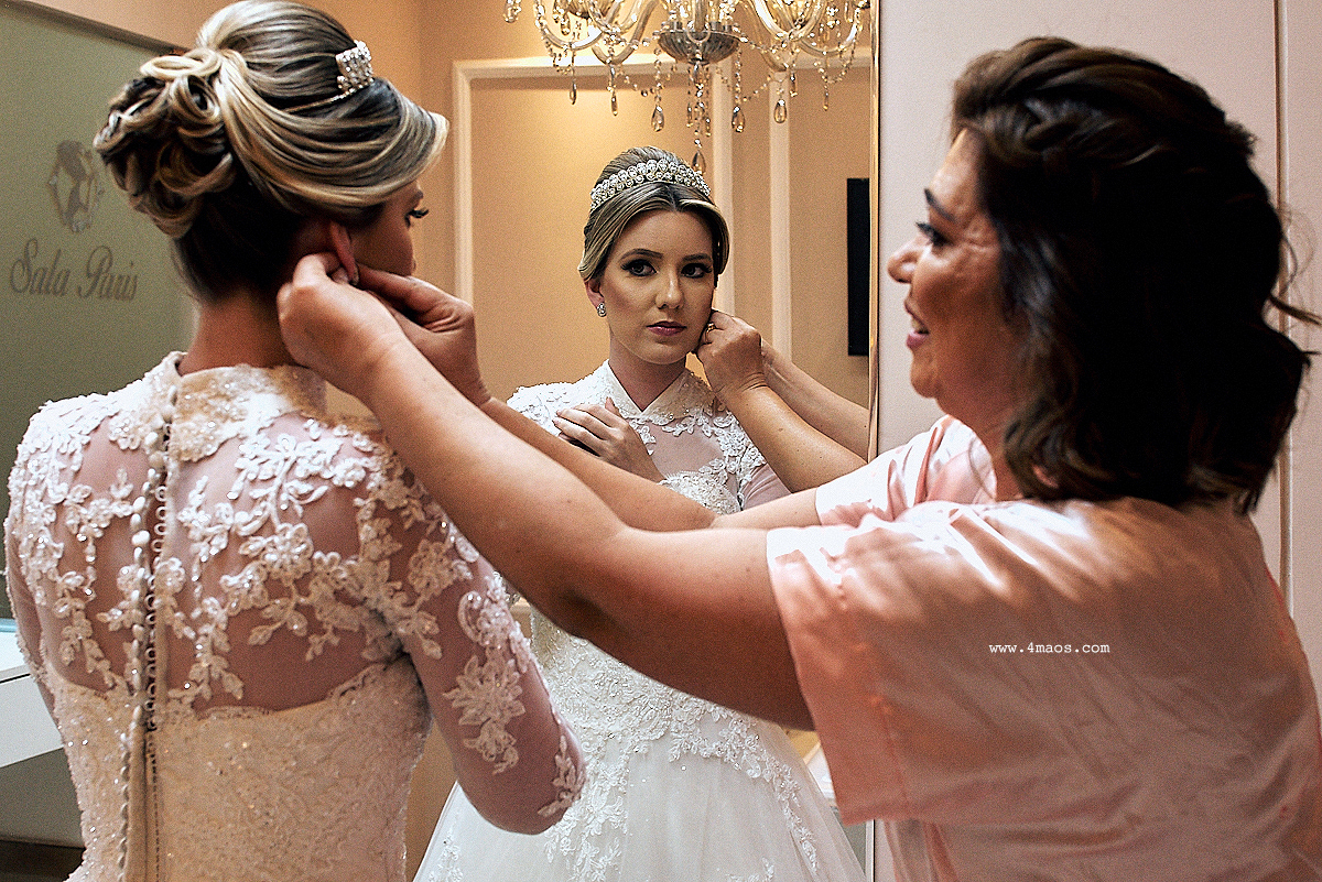 casamento de Vanessa e Arthur por 4Mãos Fotografias, making of da noiva