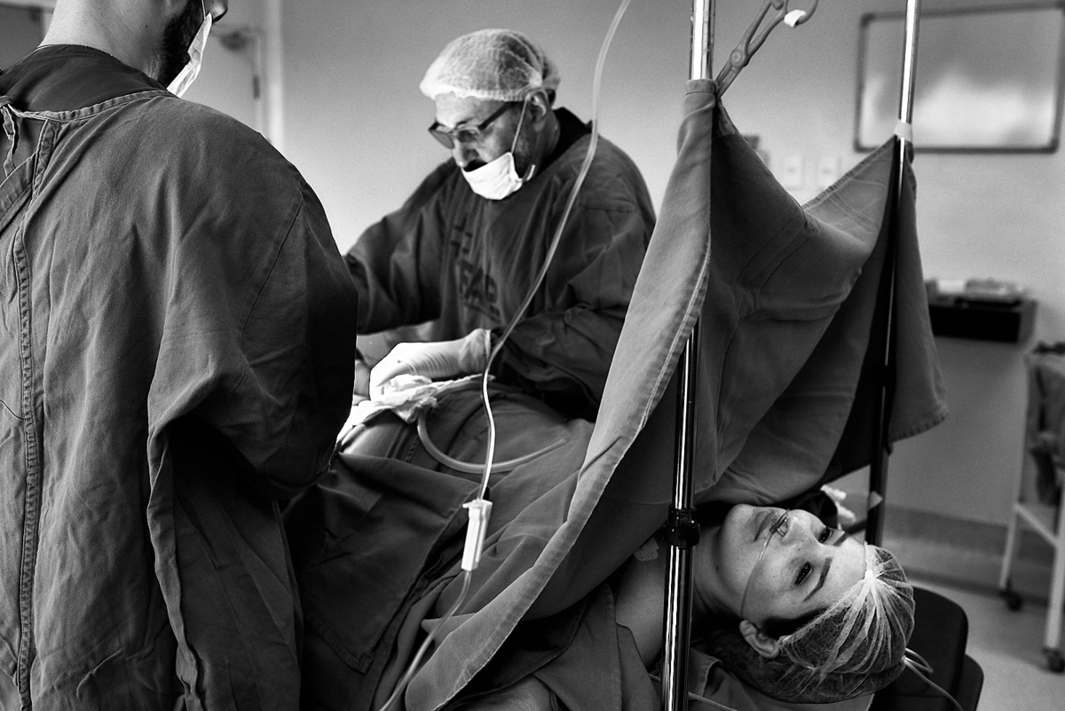 registro do parto de Mariana, filha de Larissa e Juninho