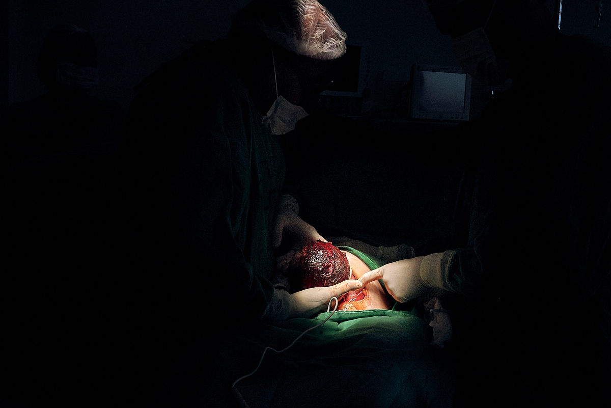 registro do parto de Mariana, filha de Larissa e Juninho