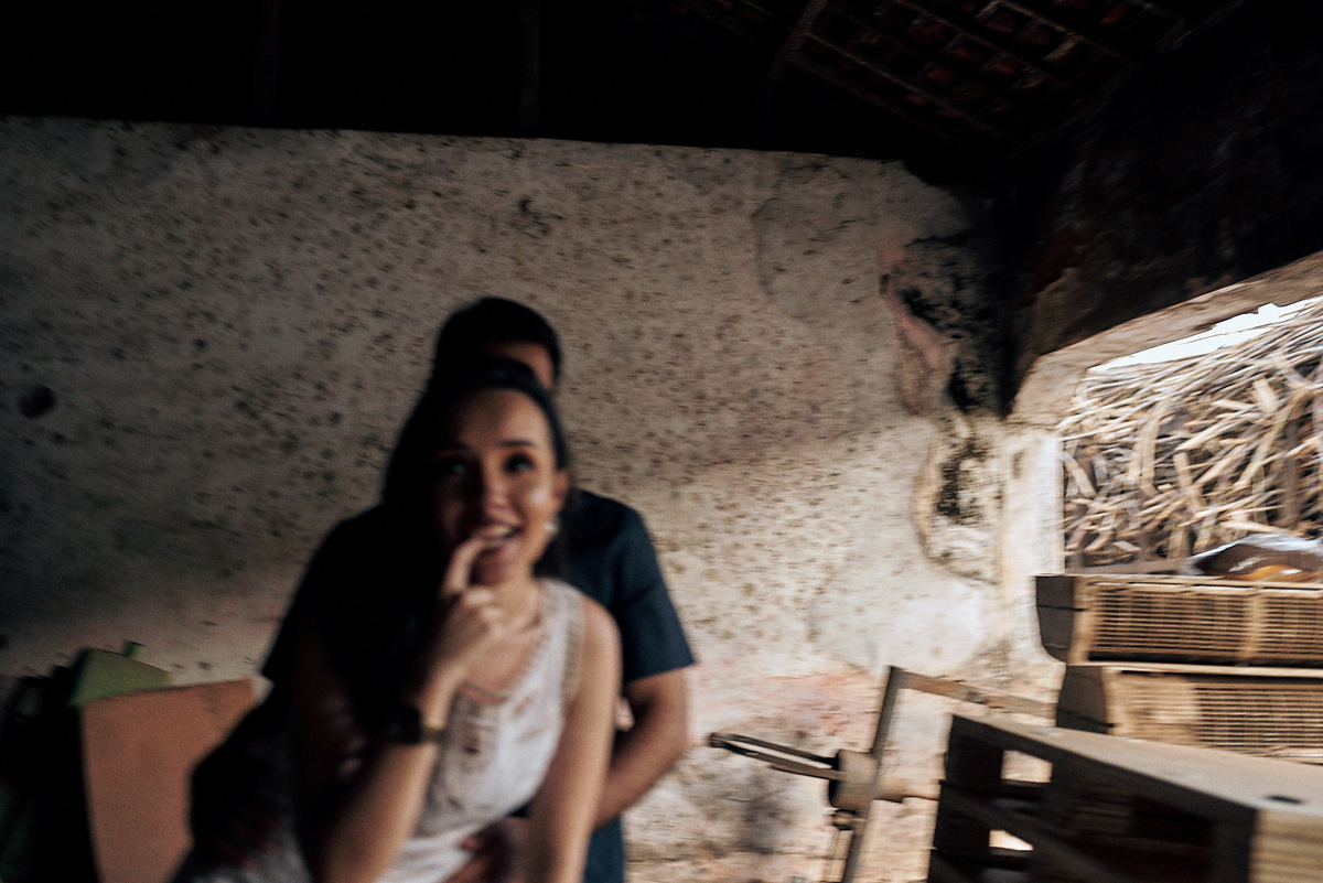 ensaio de Lais e Eduardo em Areia no engenho Vaca Brava