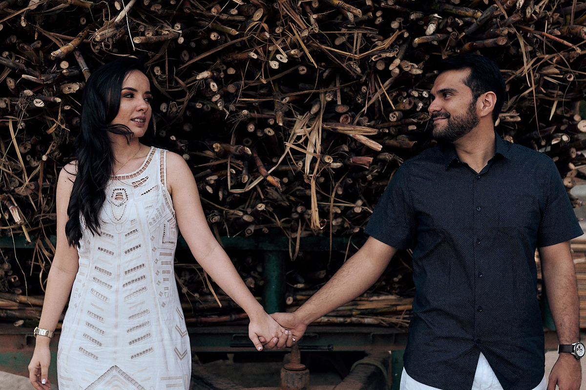 ensaio de Lais e Eduardo em Areia no engenho Vaca Brava