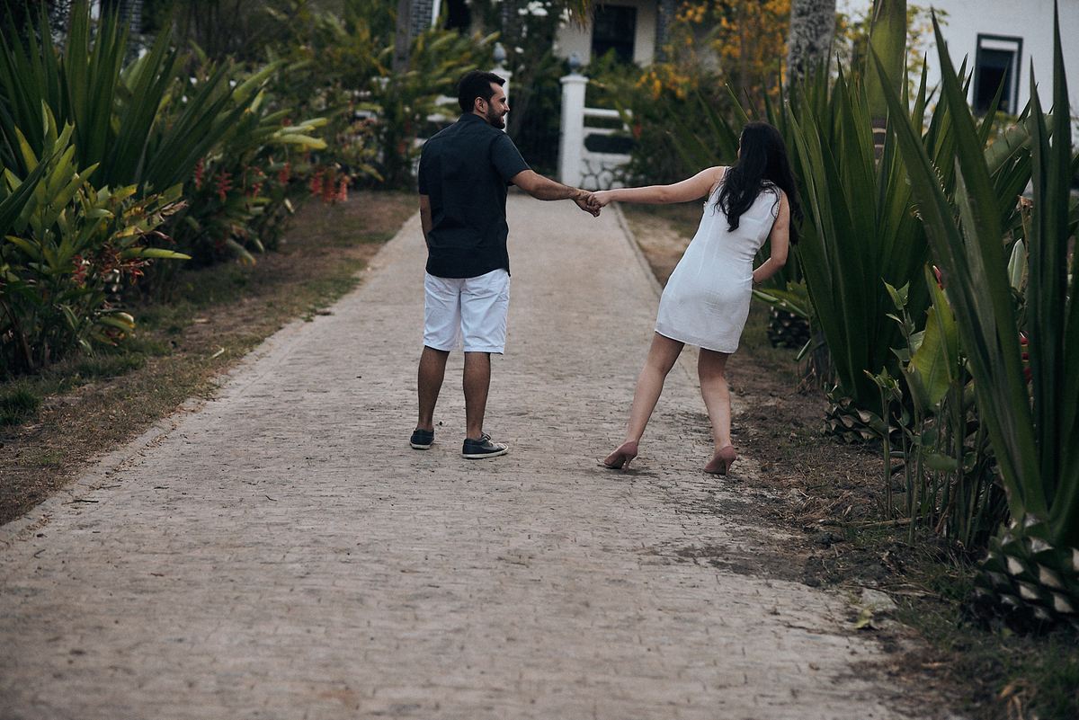 ensaio de Lais e Eduardo em Areia no engenho Vaca Brava