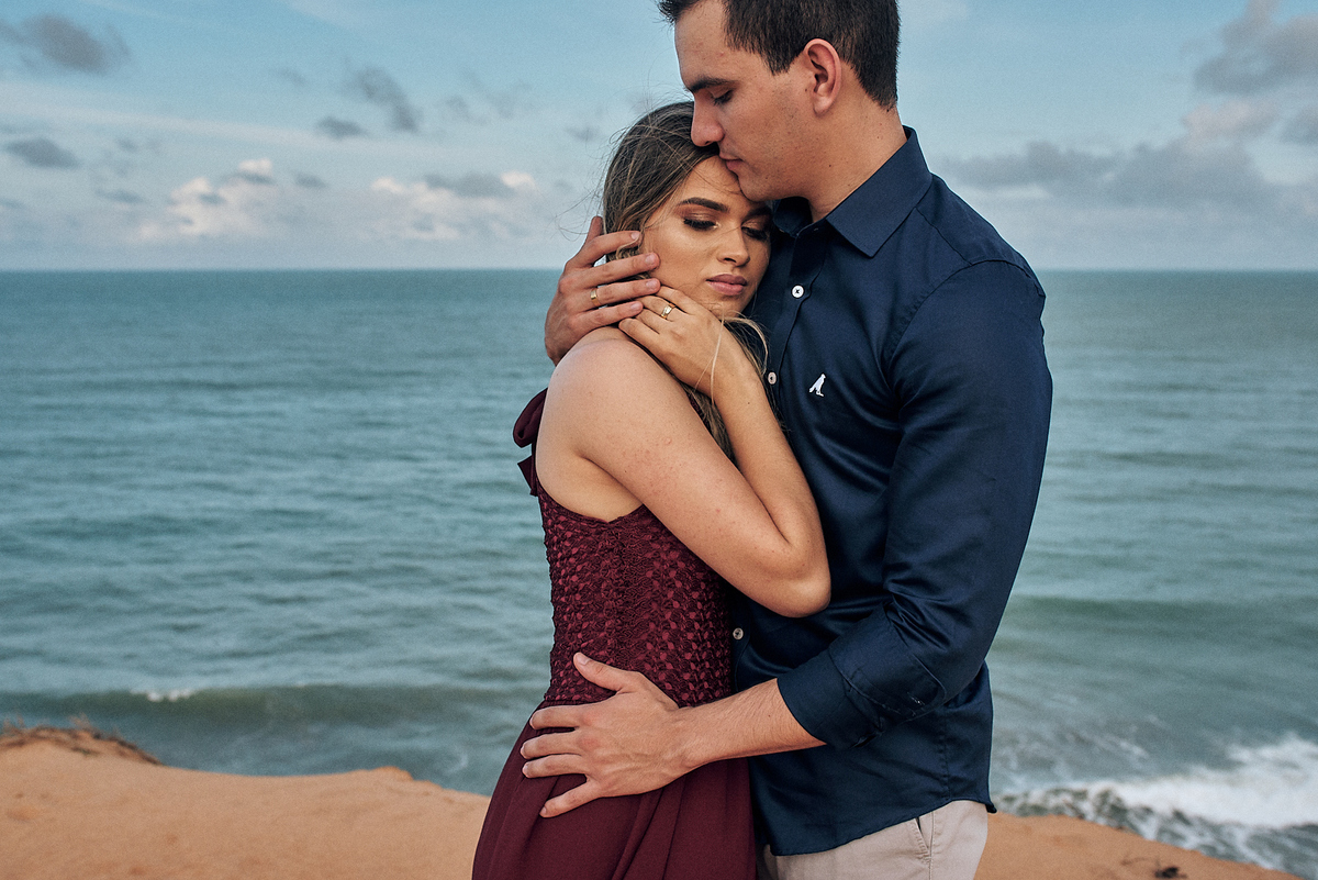 ensaio de prewedding, precasamento, pre-casamento de Erika e Denis na Praia de Pipa - RN