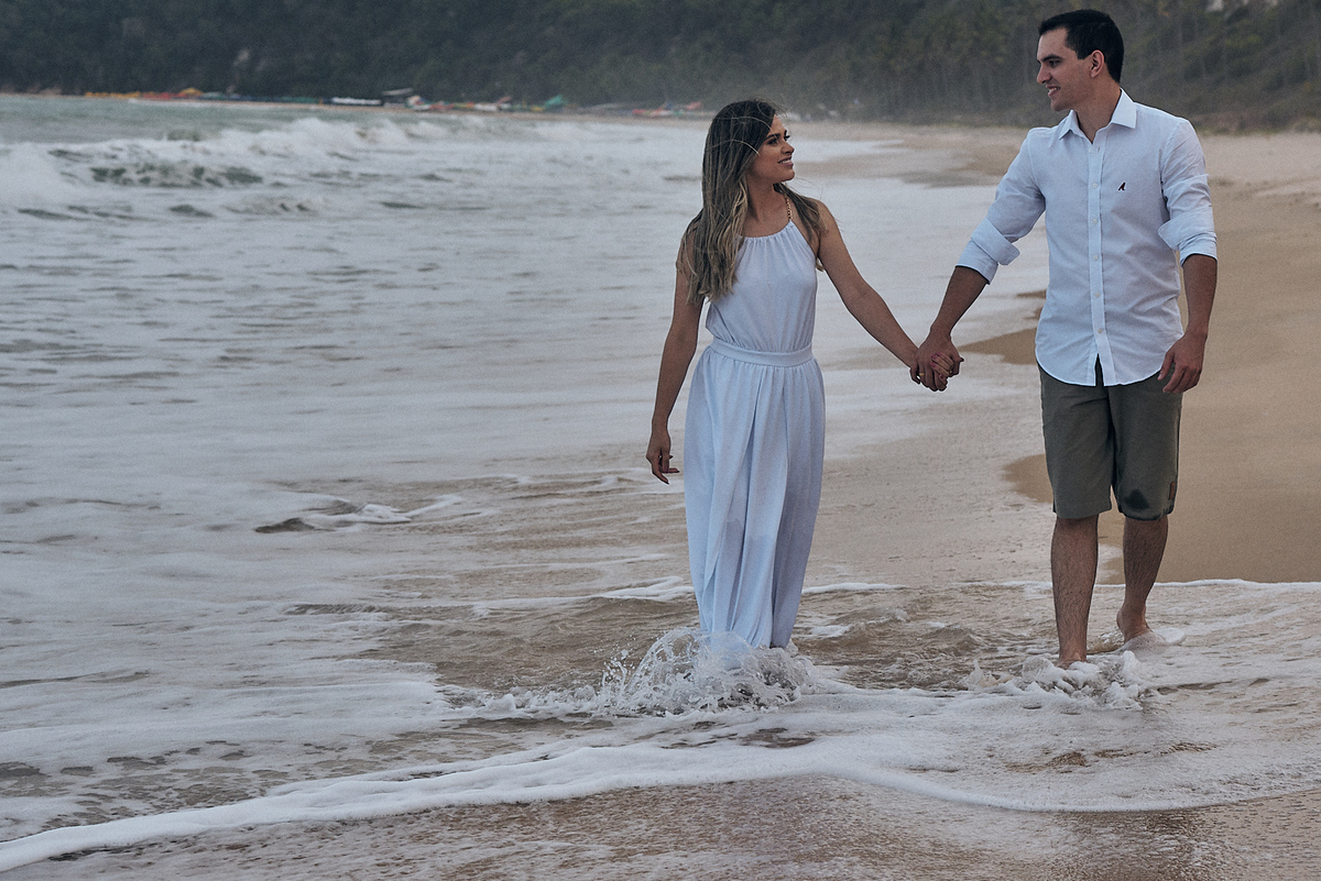 ensaio de prewedding, precasamento, pre-casamento de Erika e Denis na Praia de Pipa - RN