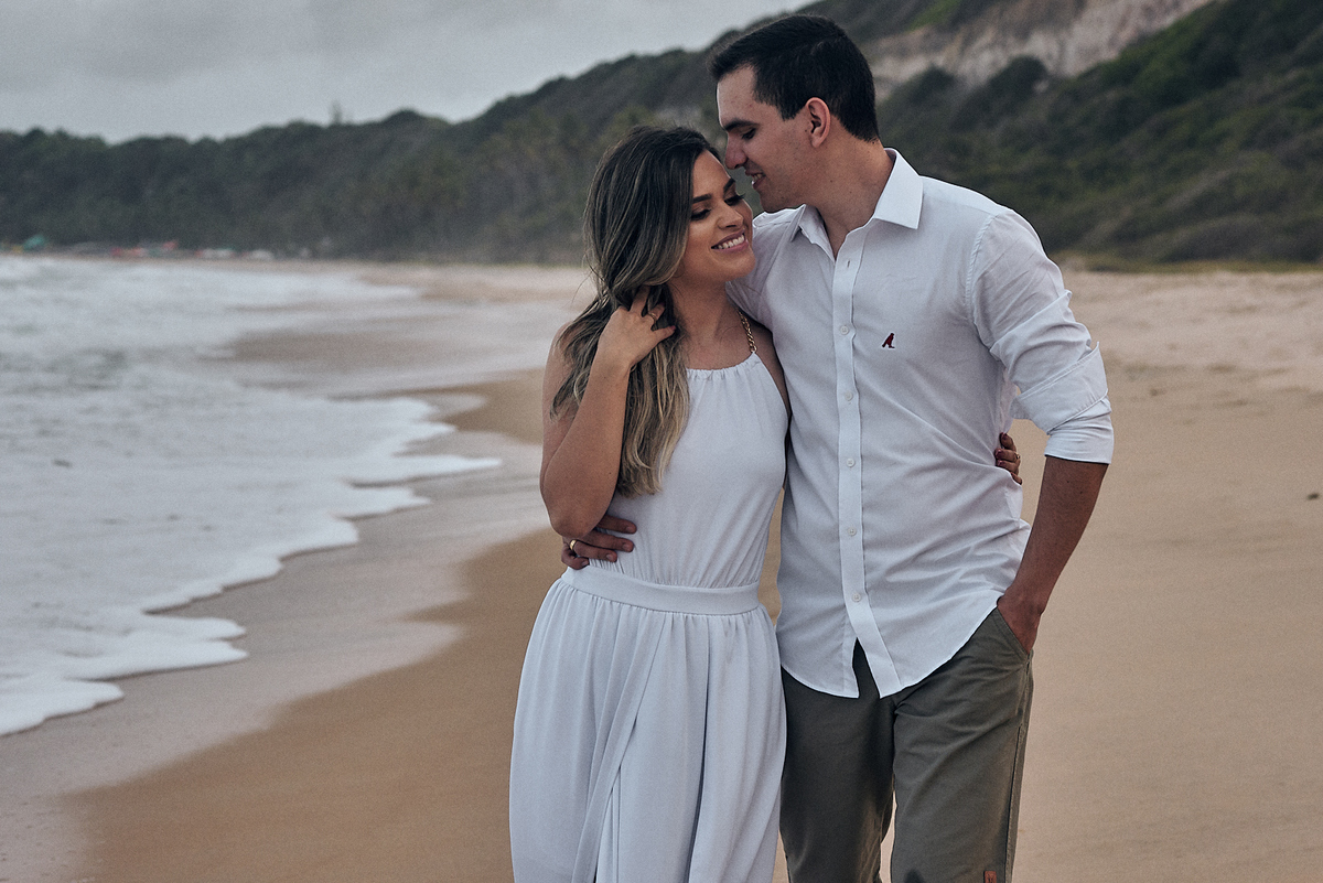ensaio de prewedding, precasamento, pre-casamento de Erika e Denis na Praia de Pipa - RN