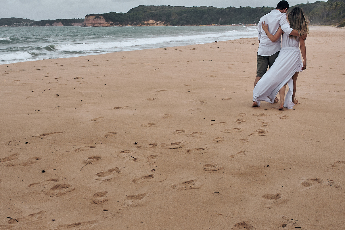 ensaio de prewedding, precasamento, pre-casamento de Erika e Denis na Praia de Pipa - RN