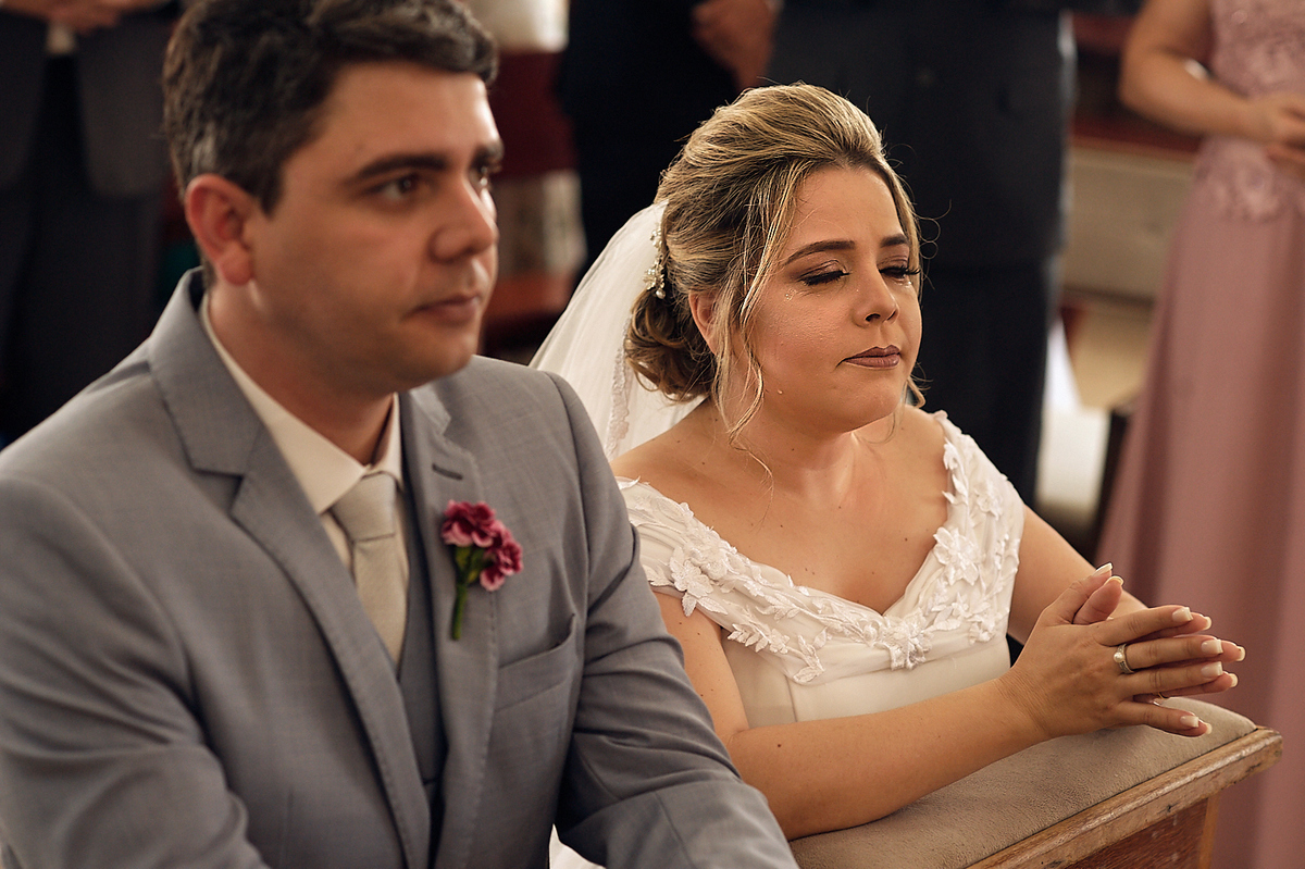 casamento de Larissa e Hestephanio em Campina Grande - Paraíba, hora da cerimonia