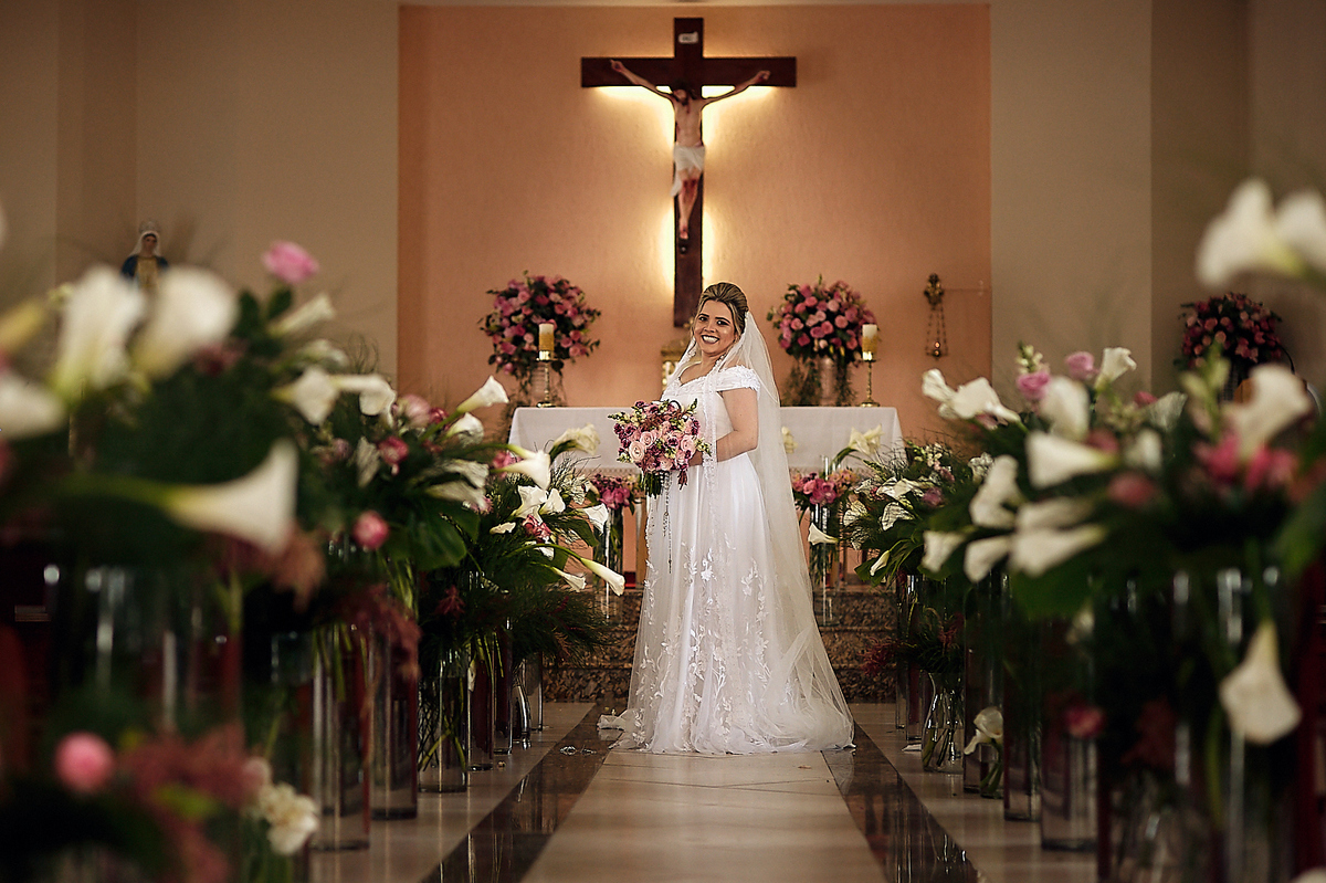 casamento de Larissa e Hestephanio em Campina Grande - Paraíba, hora da cerimonia