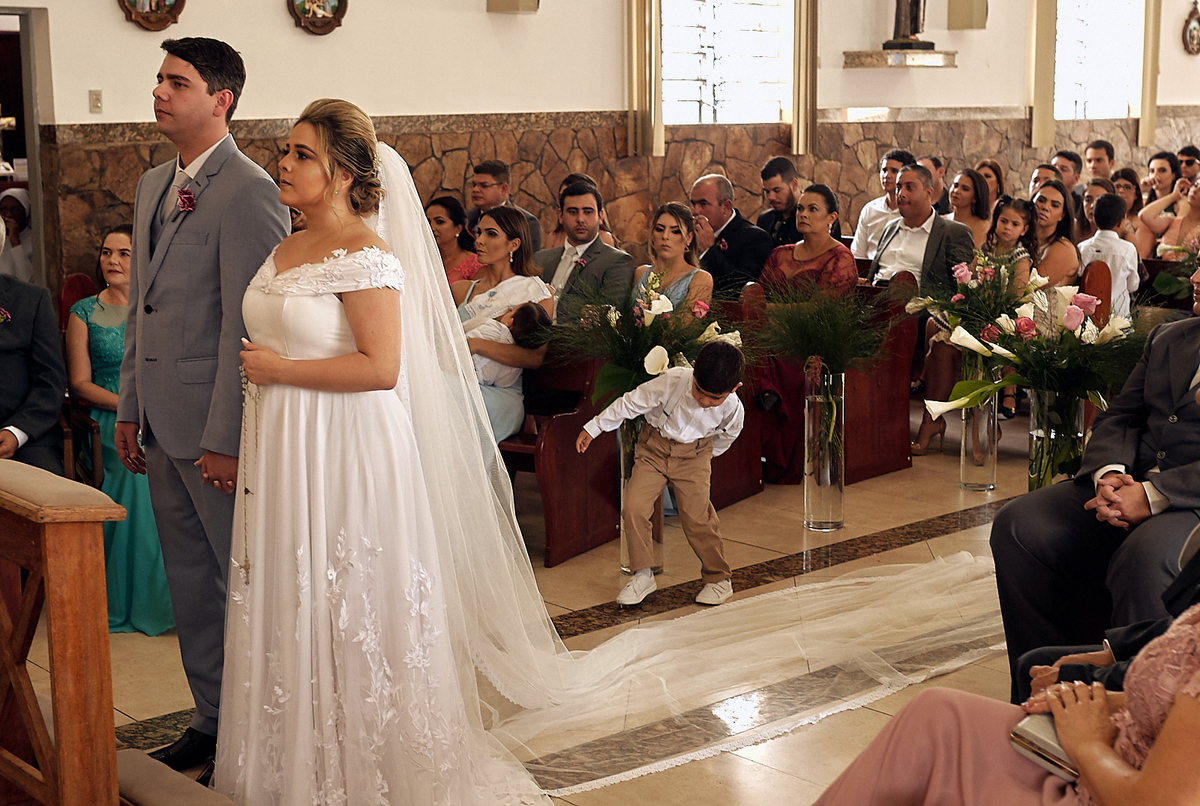 casamento de Larissa e Hestephanio em Campina Grande - Paraíba, hora da cerimonia