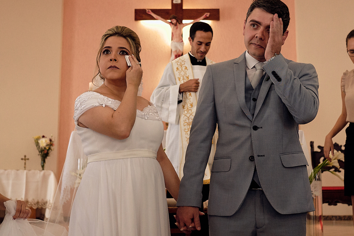 casamento de Larissa e Hestephanio em Campina Grande - Paraíba, hora da cerimonia