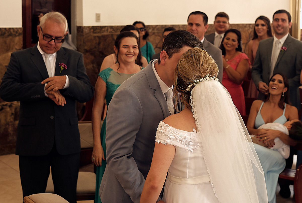 casamento de Larissa e Hestephanio em Campina Grande - Paraíba, hora da cerimonia