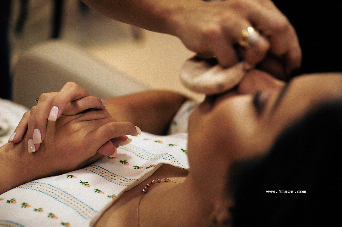 casamento Gabi e Jardel por 4Mãos Fotografias, making of da noiva