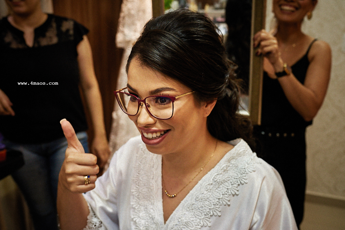 casamento Gabi e Jardel por 4Mãos Fotografias, making of da noiva