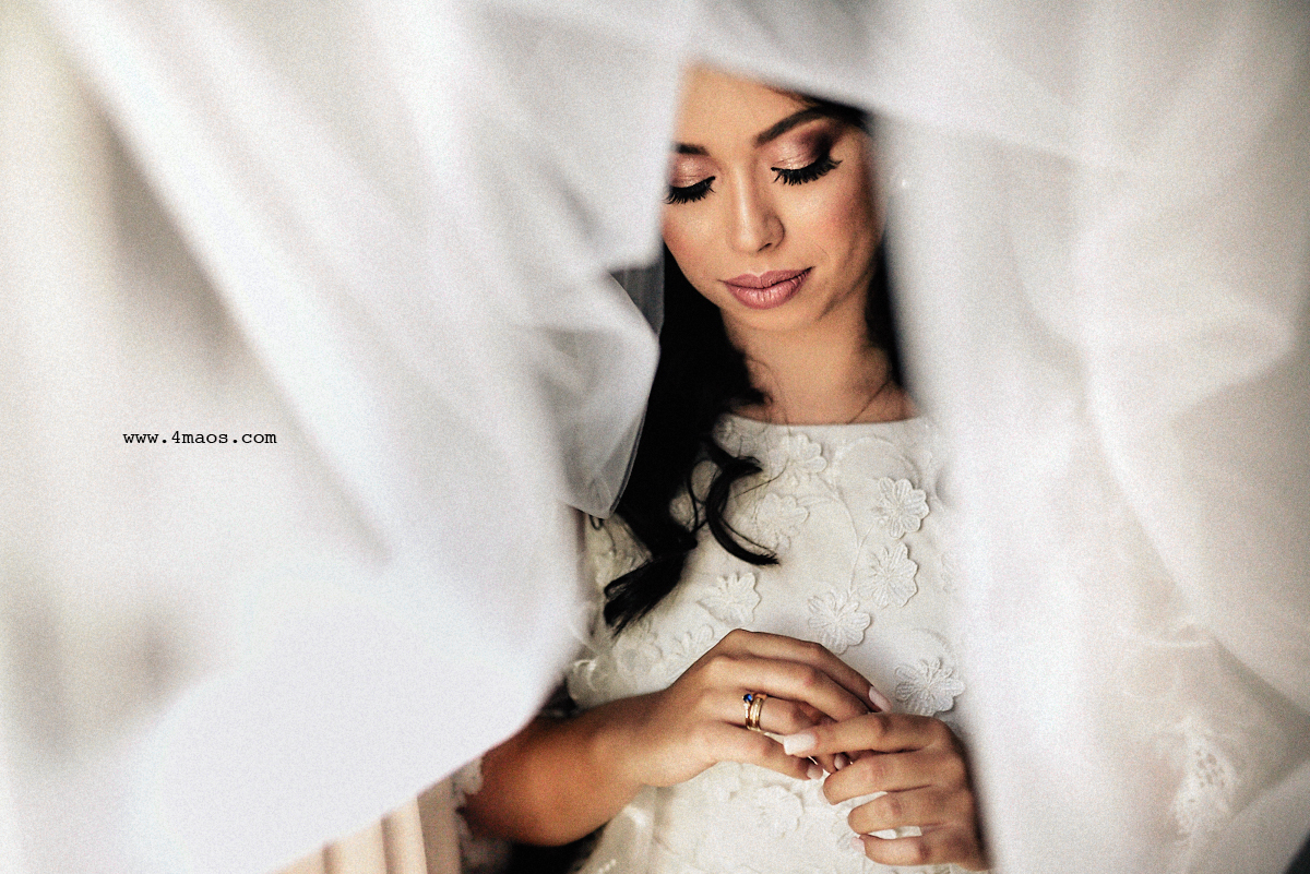 casamento Gabi e Jardel por 4Mãos Fotografias, making of da noiva