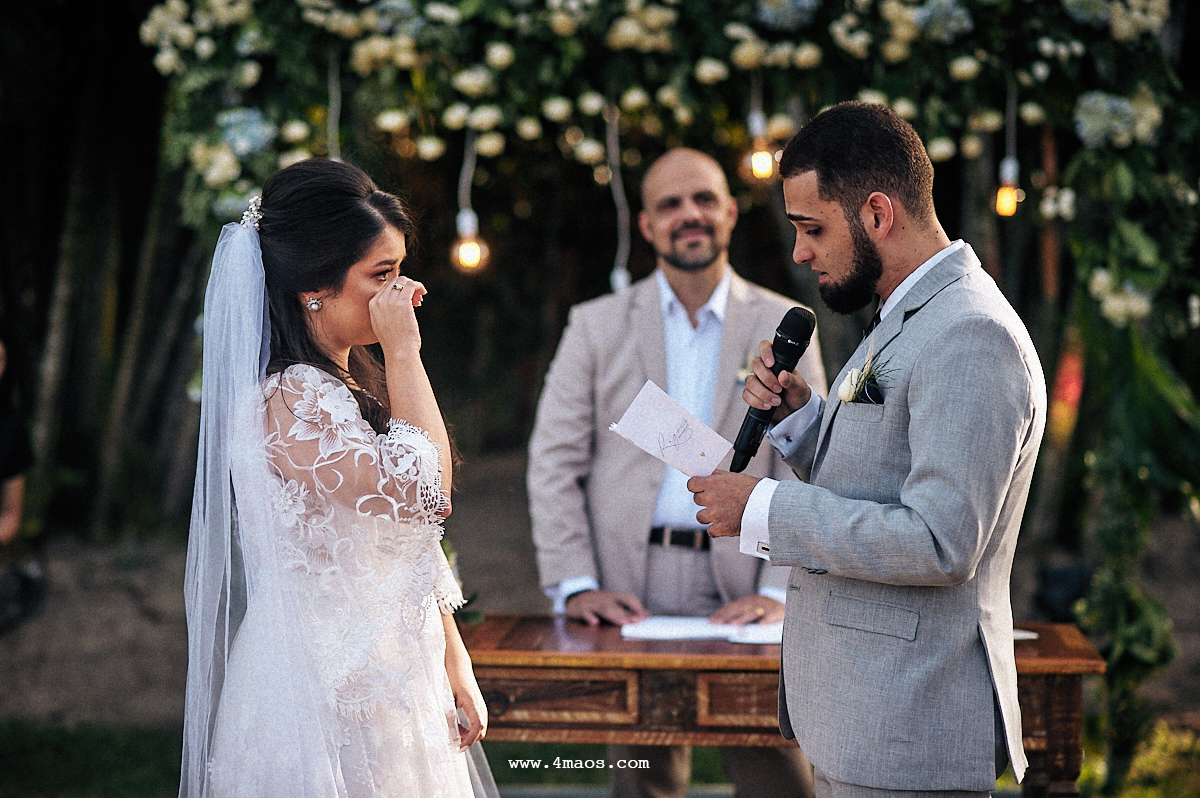 casamento Gabi e Jardel por 4Mãos Fotografias, Hora da cerimônia