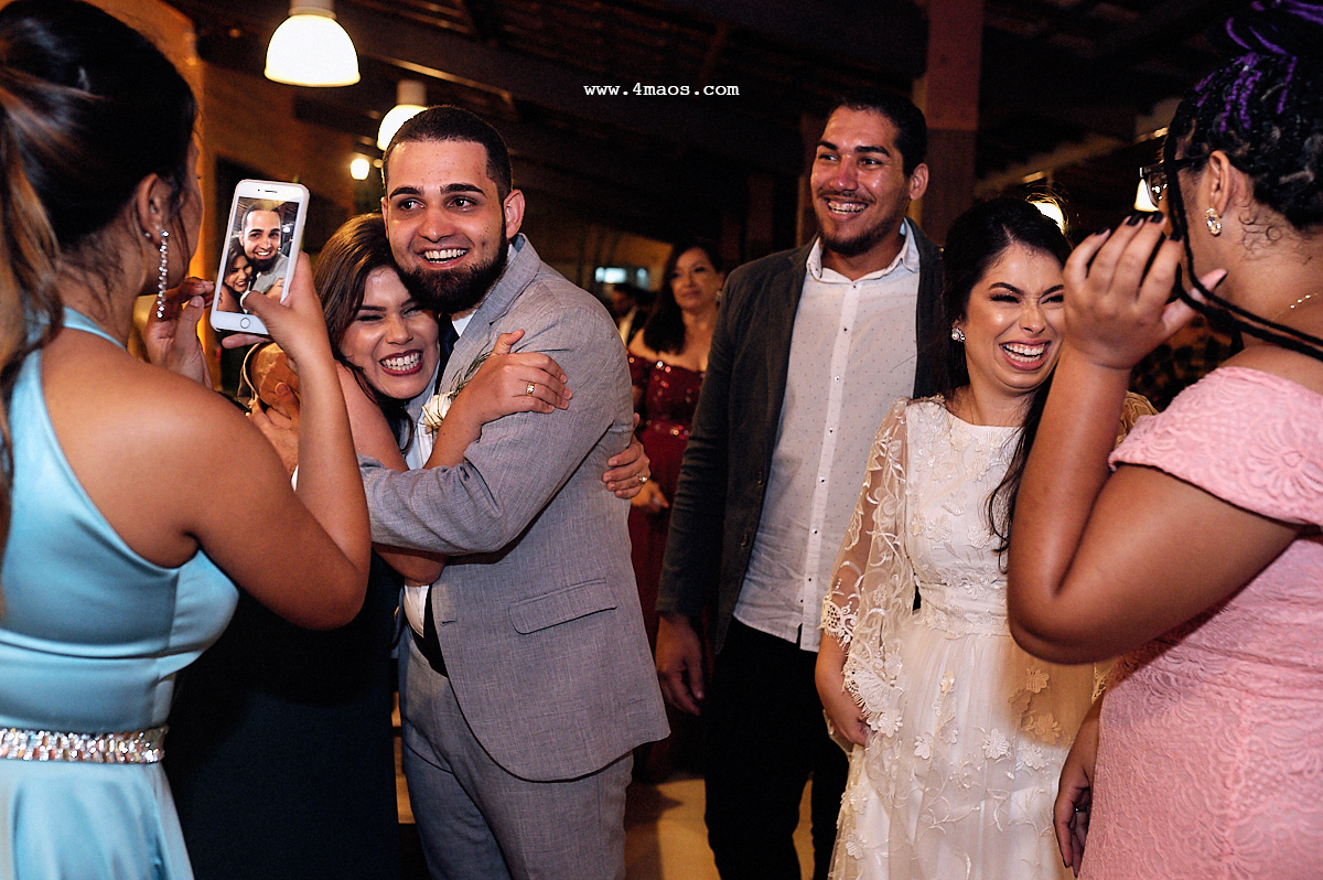 casamento Gabi e Jardel por 4Mãos Fotografias, Hora da festa