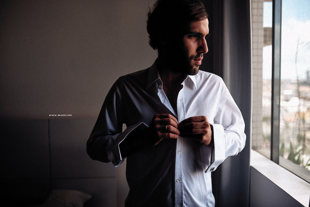 casamento de maria cecilia e razman por 4Mãos Fotografias, making of do noivo