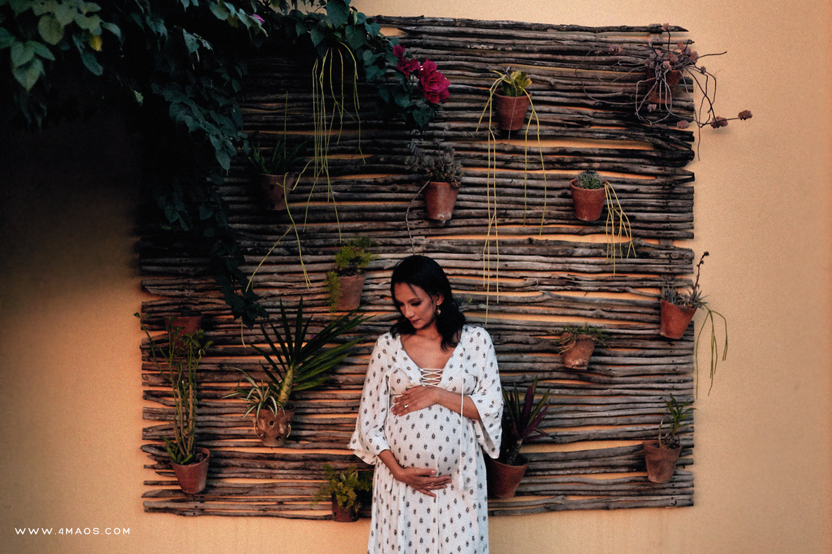 ensaio de gestante de Gabi e João na pousada Villas da Serra por 4Mãos Fotografias - 