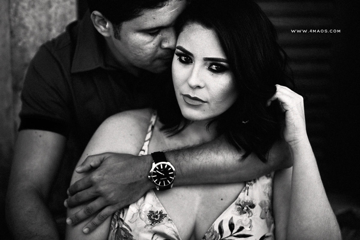 ensaio Jessika e Glauber no Solar da Borborema por 4Mãos Fotografias foto em preto e branco