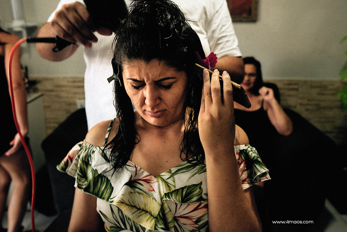 casamento de dani e henrique em tangará rio grande do norte por 4Mãos Fotografias, making of da noiva
