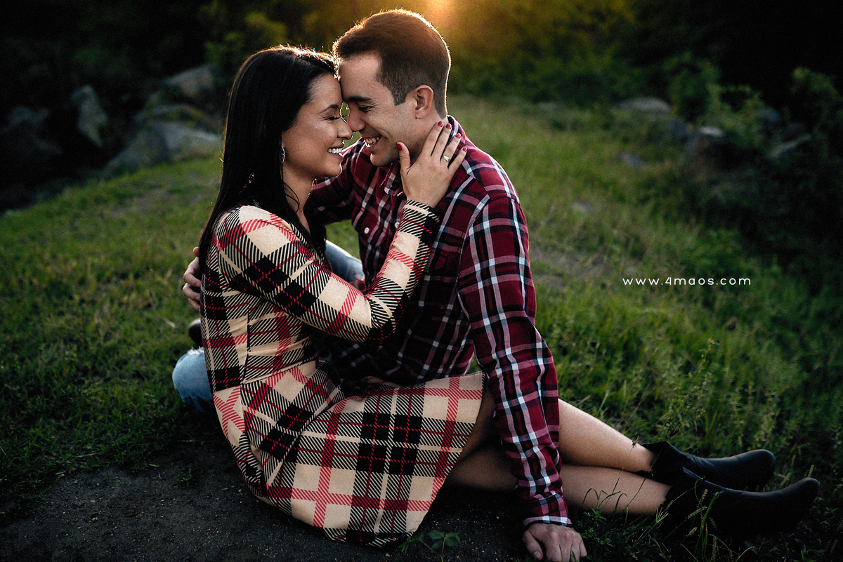ensaio de pre casamento de Karol e Daniel por 4Mãos Fotografias na Casa de Cumpadi