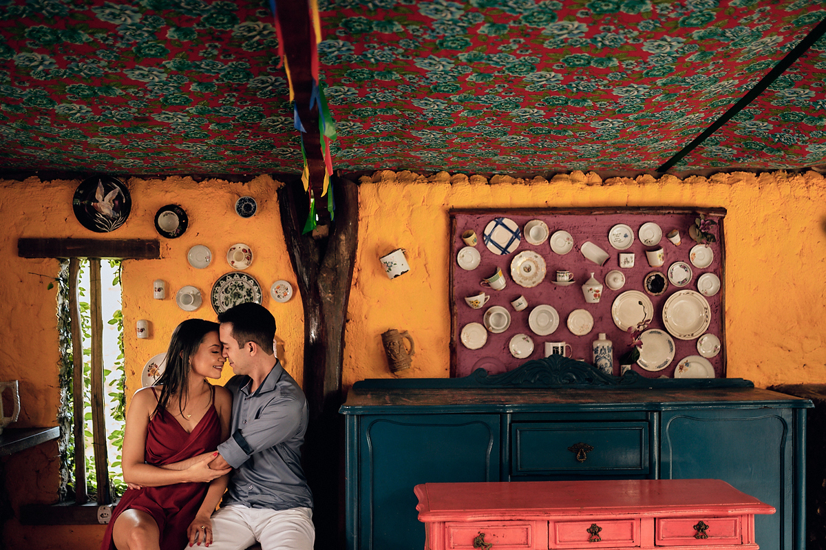 ensaio de pre casamento de Karol e Daniel por 4Mãos Fotografias na Casa de Cumpadi