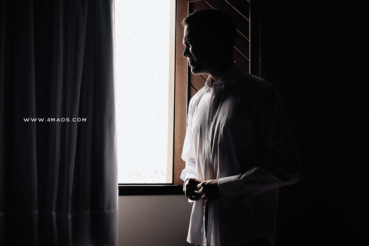 casamento de Karol e Daniel por 4Mãos Fotografias, making of do noivo