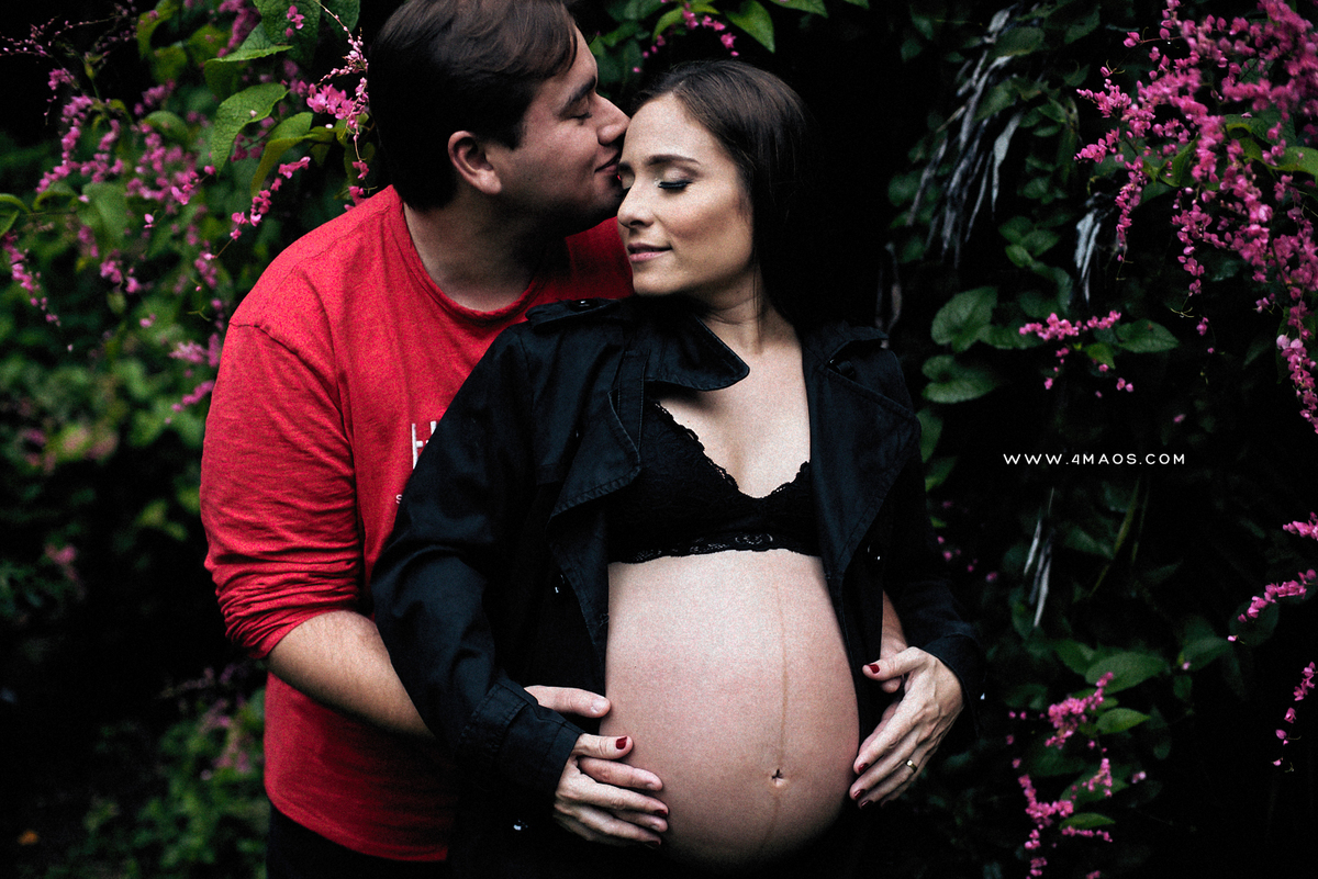 ensaio gestante de Luana Medeiros e Eduardo de Bernardo e Benício ao ar livre