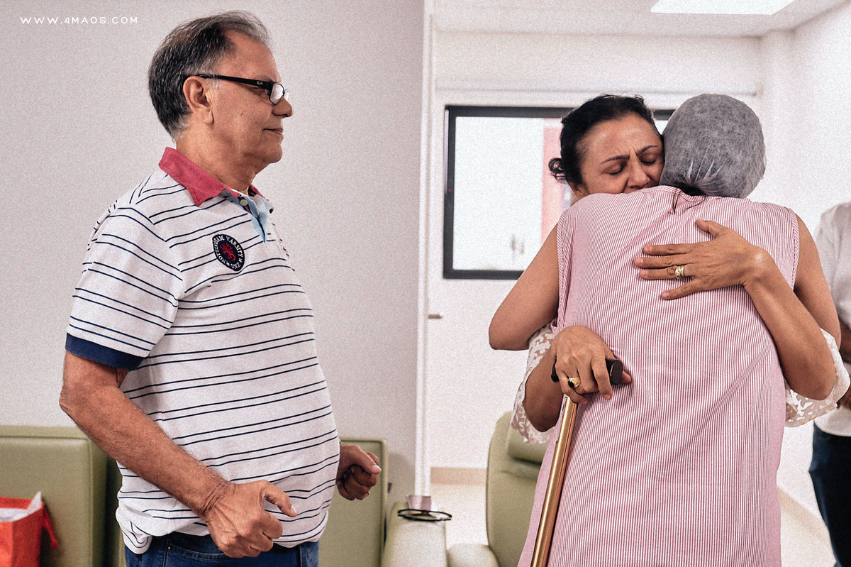 parto de Kamila a espera de Matheus no Hopital Santa Clara, parto cesária, fotografia documental por 4Mãos Fotografias