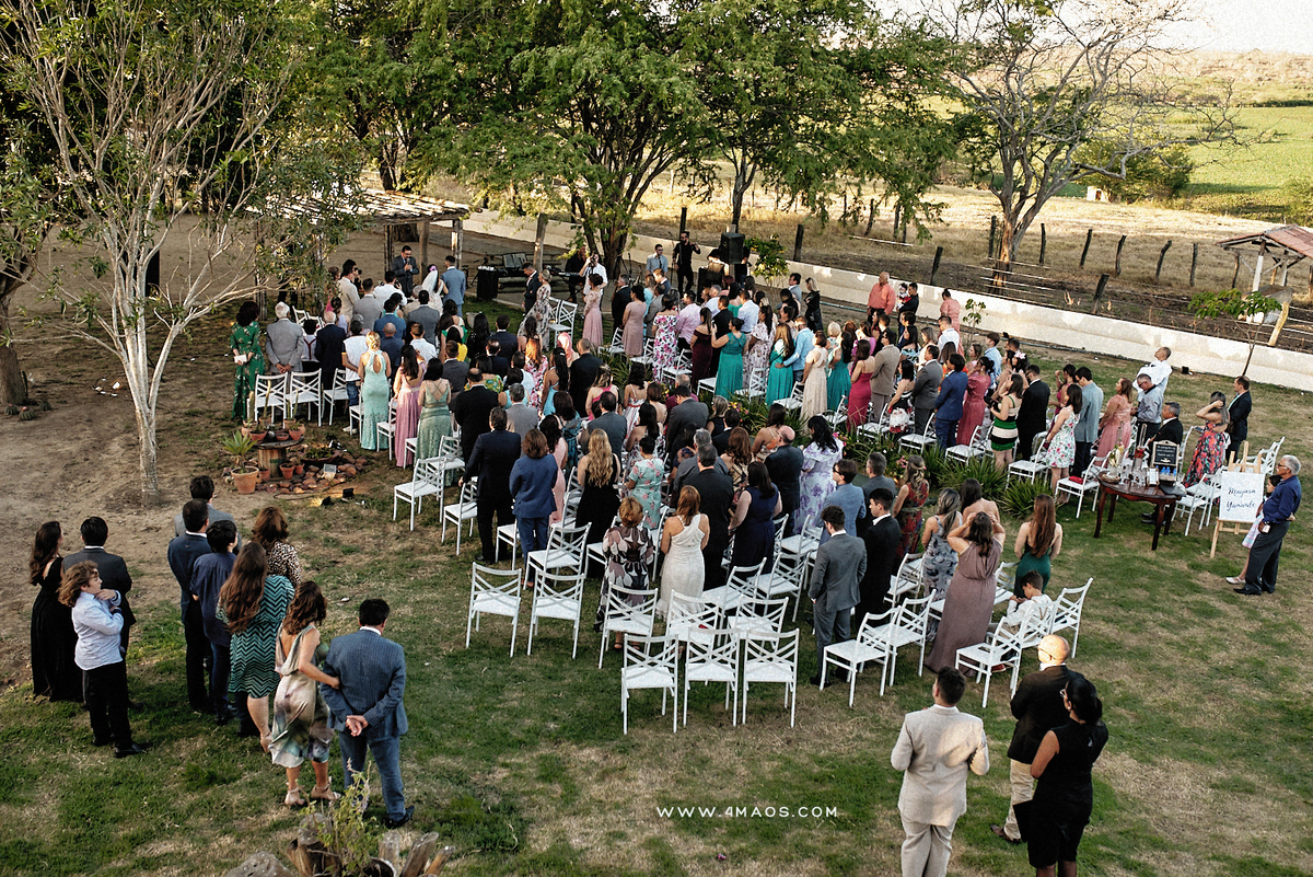 casamento de Mayara e Yámande por 4Mãos Fotografias na Fazenda Campo de Boi, cerimonia