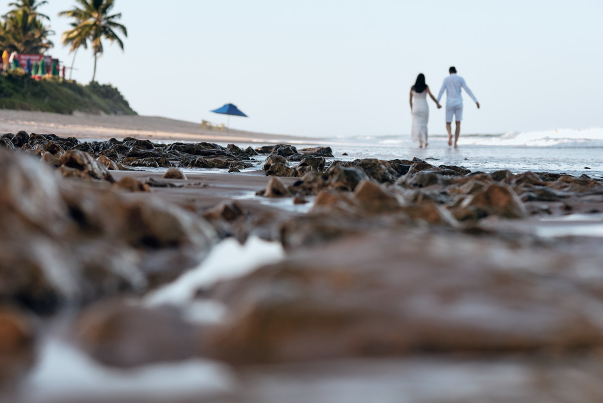 ensaio na praia de Amanda e Rafal no Litoral Sul da Paraíba por 4Mãos Fotografias